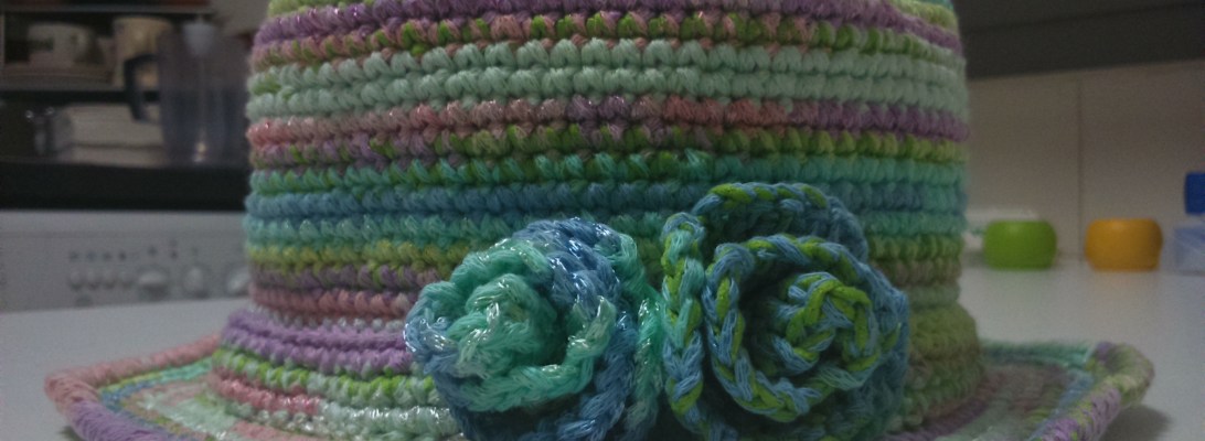 Sombrero de ganchillo para niña