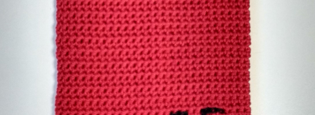 Funda de móvil a ganchillo