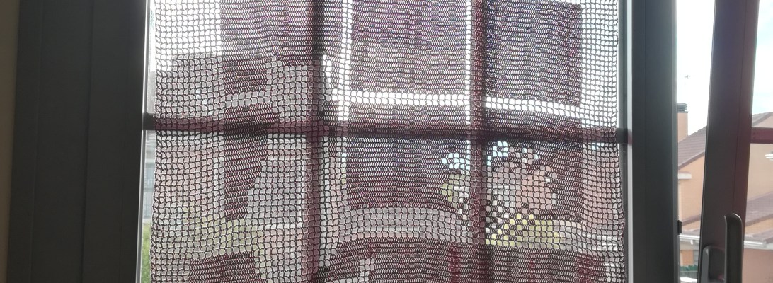 Cortinas de gatos y ratones a ganchillo