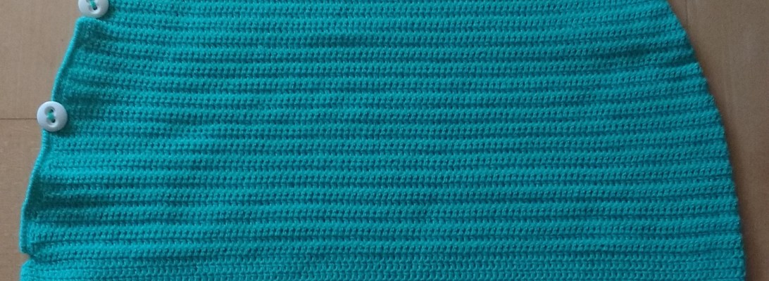 Saco de dormir para bebé a ganchillo