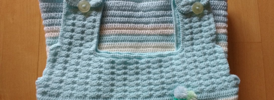 Saco de dormir para bebé a ganchillo
