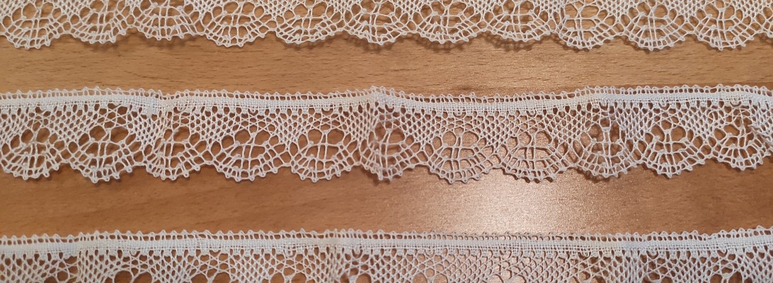 Puntillas de encaje de bolillos para traje regional